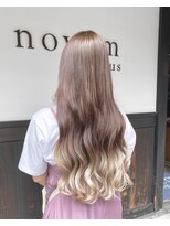 ノウェム バイ シーラス(novem by cirrus)&nbsp;ホワイトベージュミルクブラウン