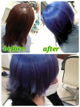 ヘアースペース 練馬店(hair space COCO) マニパニ★スカイブルー
