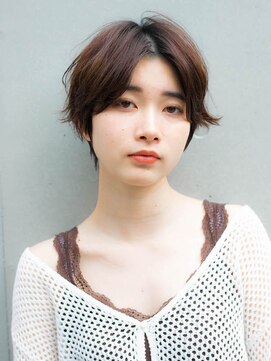 リリアン 青山(relian) 伸ばしかけショートはセンターパートで☆relian青山