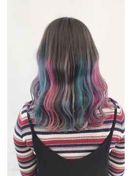 ヘアーアイスカルテット(HAIR ICI QUARTET) ユニコーンカラー　レインボー　カラーバター