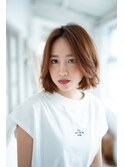 【奈良/富雄nao*c】大人かわいい小顔☆ナチュラルミディアムボブ
