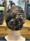 カール巻きルーズアップ