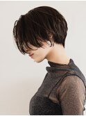 前髪長めショート