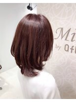 ミッシェル アフロート(michelle afloat)&nbsp;20代30代40代50代ラウンドCカーブカット+髪質改善シルク4Hカラー