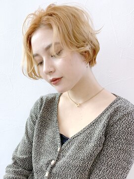 アイティーバイアルバム 八王子店(IT by ALBUM) ラフウェーブ_Aラインボブかきあげロングマロンベージュュ_38385