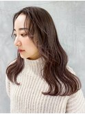 ラベンダー_アースカラーくびれヘアツートンカラー_ba364211