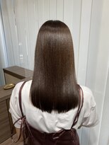 キュア 表参道(CURE)&nbsp;黒髪/グレージュカラー/ココアベージュ/ヘルシーロング[表参道]