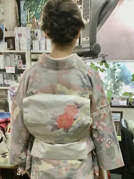 中原 美容室 の写真/【松本市/北松本エリア】大切な日を華やかに彩る♪着付け・ヘアセット・ネイルまでトータルでお手伝い♪