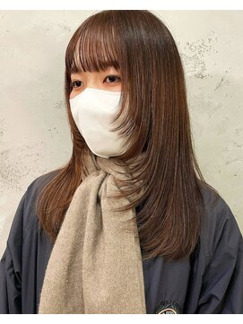 ノラ ヘアーサロン(NORA HAIR SALON) ストレート顔まわりカット