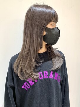 フォーク FOLK 【FOLK】新色ブルーパール☆似合わせ内巻きレイヤーロング♪