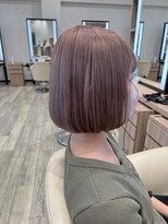 ディーボーイ 健軍店(D-BOY)&nbsp;ピンクベージュ/ミニボブ/ピンクアッシュ