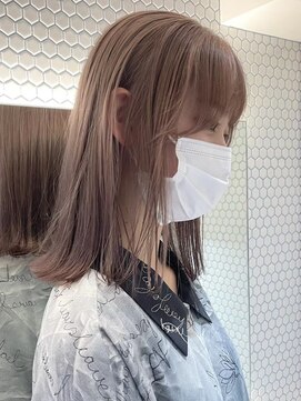 サンクプロジェクト(cinq PROJECT) ダブルカラーピンクベージュベージュカラーケアブリーチレイヤー