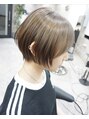 ヘアテリア リュウ 大塚(hair teria ryu) 透明感カラー×綺麗なシルエットのショートヘア