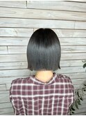 黒髪似合わせ/切りっぱなしボブ*大人ヘア