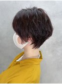 ダークショコラ×ショートヘア[髪質改善][心斎橋]髪質改善心斎橋