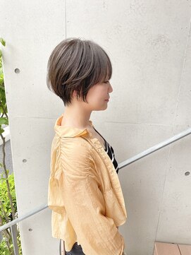 ルカ リノア(Luca lino:a) 丸みショート×ソフトグレージュ