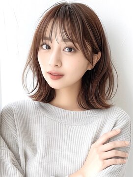 ブロウ ネックス ザ サロン 表参道(VLOW nex the salon) 【hit style＃30】愛されロブ vlow 表参道 韓国 髪質改善 前髪