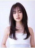 レイヤーカット透明感カラー髪質改善トリートメント艶髪
