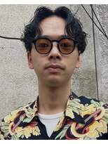 ヘアカロン 熊本本店(Hair CALON)&nbsp;メンズパーマニュアンスパーマスパイラルパーマセンターパート