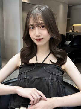 ロンド ロワール 門前仲町(Lond Loire) 韓国レイヤーカット/くびれ巻き/前髪顔周り/セミディ[門前仲町]