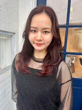 ニコヘアデザイン(nico hair design) nico高野 韓国風レイヤーカット×裾カラー