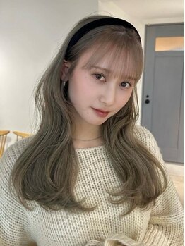 ロティバイトレンチ(loti by trench)の写真/オーガニック・イルミナ・HUEカラー《肌まで綺麗に魅せる魔法のカラー》柔らかな透明感&質感で女性らしさUP