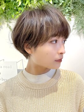 ココロ(coco.ro) たっぷり”ハイライト”のマッシュショート☆