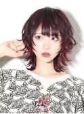 ウルフカット/韓国/小顔効果/くびれウルフ/ひし形ウルフカット