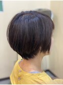 大人可愛い丸みショート♪