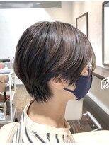 サイン(SIGN)&nbsp;前髪あり大人ショートボブ丸みショートカットマッシュショート