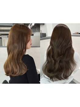 顔周りから毛先までこだわって色っぽさ/ムードを作る＊一番似合うstyleをー。【心斎橋駅5分/新町/本町】