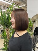 切りっぱなしボブ