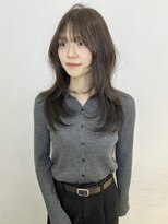 アクシス 栄店(`AXIS)&nbsp;オリーブベージュ×ハッシュカット