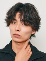 フィフス(fifth) フェザーショートメンズフェザーパーマヘアセンターパート原宿