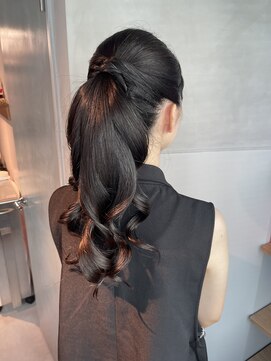 シャルムバイケンジ(Charm.by KENJE) 【ポニーテール】結婚式/卒業式/銀座/ヘアセット/アレンジ
