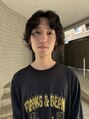 ロッソ 西荻窪(ROSSO)&nbsp;ゆるっと色気のあるメンズミディアムボブパーマ