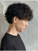 シャドウパーマメンズパーマメンズマッシュ群馬高崎メンズ眉毛