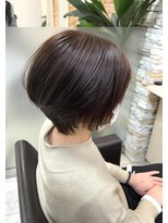 クレア(CREA)&nbsp;大人美人艶カラーベージュ小顔カット透明感ショートボブ