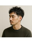 大人ツーブロックナチュラルパーマ 20代 30代 40代 50代 60代