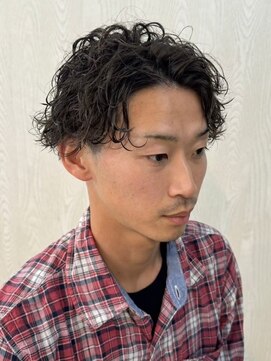 ガーデン 西川田店(garden) 宇都宮波巻きスパイラルパーマ波巻きパーマセンターパートメンズ