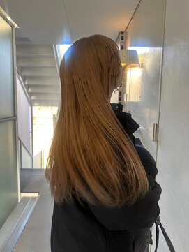 シードアンドビューティー 代々木公園店(SEED&Beauty) ロングヘアキャメルカラー