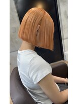 フォート(FORT)&nbsp;ケアブリーチダブルカラー　インナーカラー　ボブ