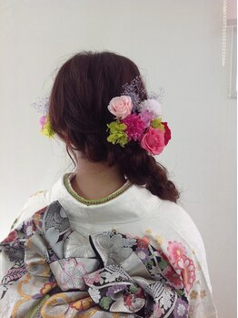 ときわ美容室の写真/シーンに合わせたご希望のスタイルをスピーディーに実現*トレンドスタイルや崩れにくい華やかスタイルも!