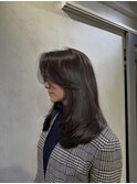 海外数重めレイヤー×カーテンバング