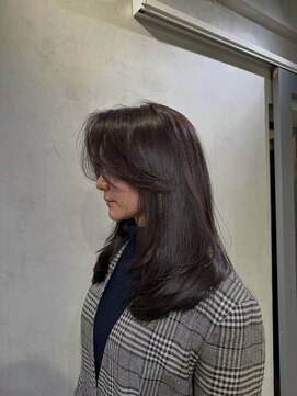 トクヤマサロンニューヨーク(TOKUYAMA SALON NEW YORK) 海外数重めレイヤー×カーテンバング