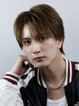 オーシャントーキョー 大阪(OCEAN TOKYO) 韓国ヘアカルマパーマコンマバングセンターパート黒髪ウルフ