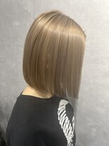 フィーネ 横浜(Fi -Ne)&nbsp;ミルクティーグレージュ×切りっぱなしボブ