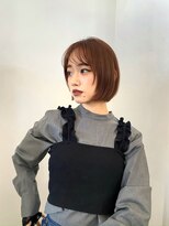 トリッカ シブヤ(TRICCA SHIBUYA)&nbsp;ミニボブ/コンパクトボブ/ストレートボブ/艶ブラウン