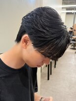 エルマーク 松山(L-MARK) フェザーパーマ/カルマパーマ/メンズ/韓国/眉毛/センターパート