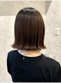 切りっぱなしボブ×外ハネボブ×ぱつっとライン